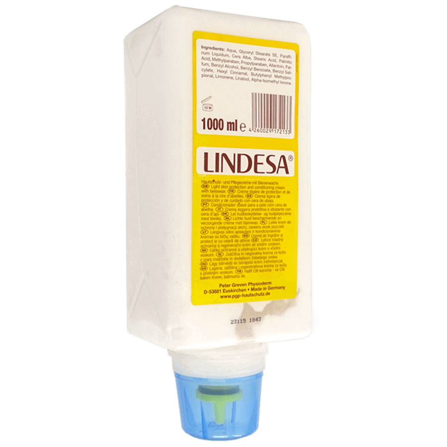 Lindesa Hautschutz- und Pflegeemulsion mit Bienenwachs 1000ml