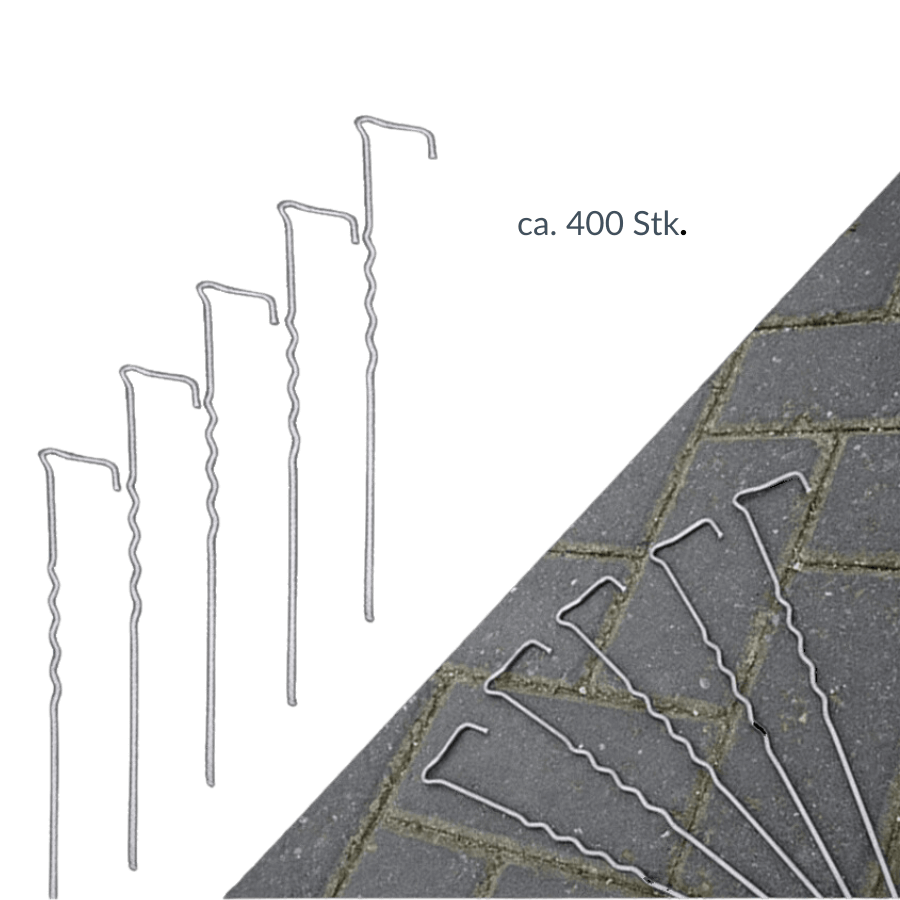 Stahl Nagel - Zubehör Gießrand (2,5kg = ca. 400 Stk.)