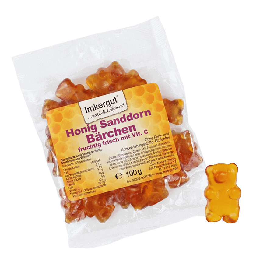 Honig Sanddorn Bärchen 100g